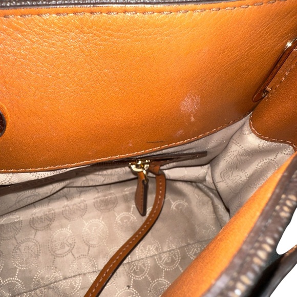 Michael Kors Hamilton Logo Satchel - Picture 14 of 16